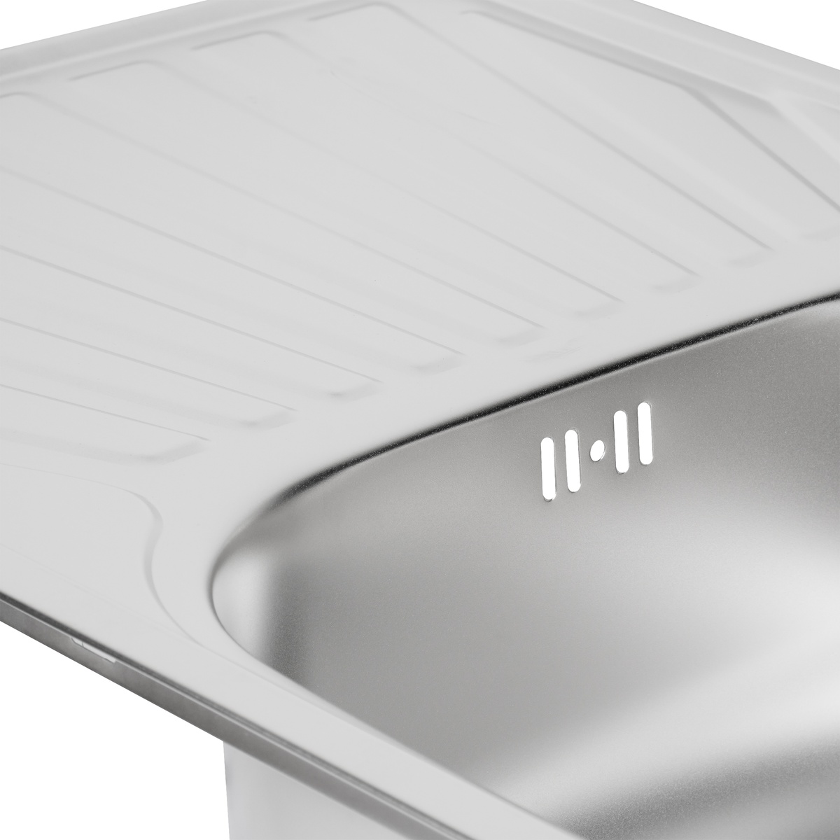 Мойка для кухни из нержавеющей стали прямоугольная LIDZ 780x480x180мм матовая 0.8мм с сифоном LIDZ7848SAT
