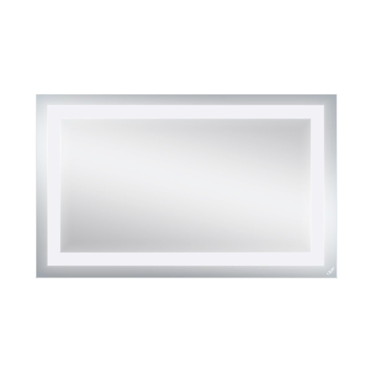 Дзеркало прямокутне у ванну Q-TAP Mideya Quadro 60см x 100см із підсвіткою QT2078141870100W