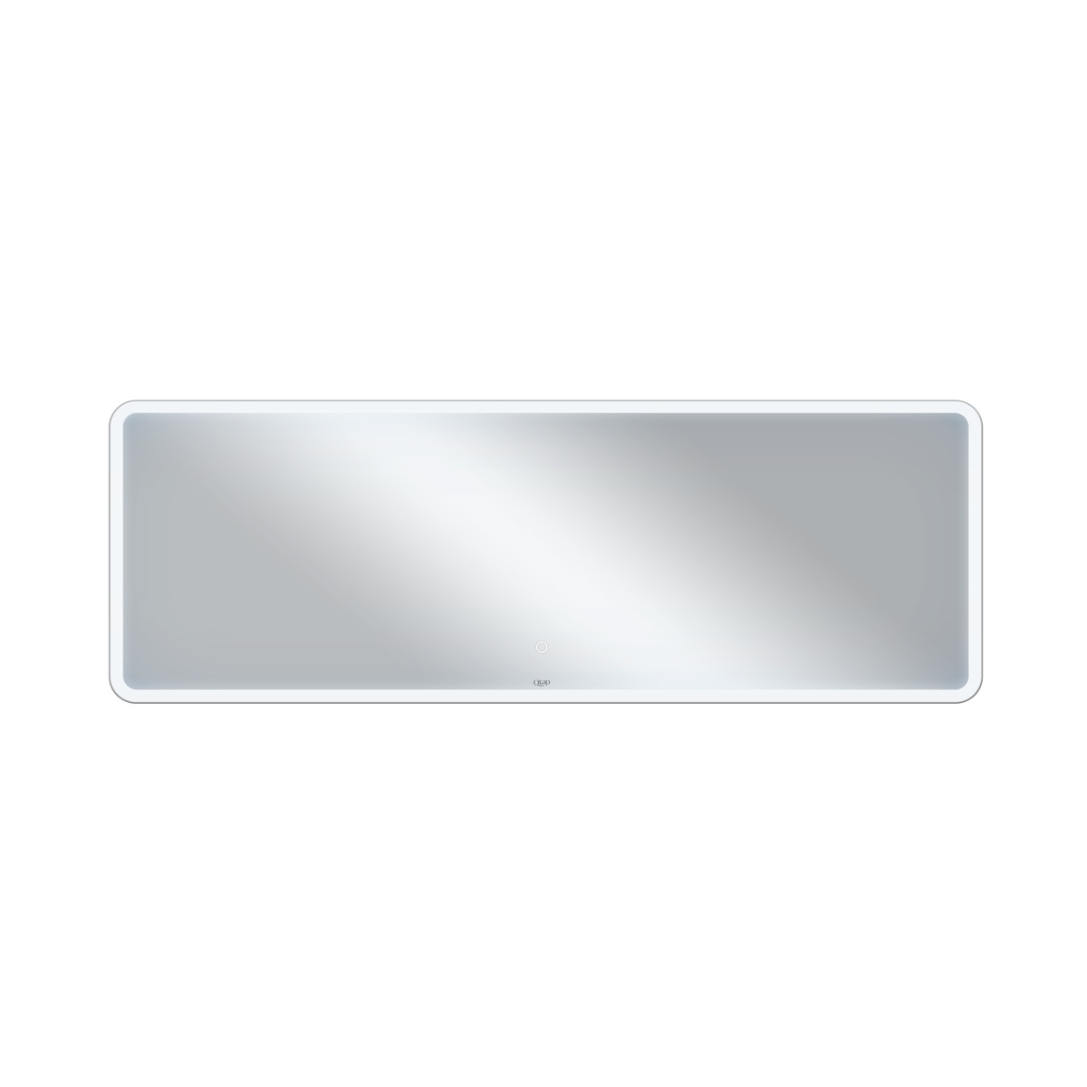 Зеркало прямоугольное для ванной Q-TAP Tern 50x140см c подсветкой сенсорное включение QT1778142750140WB