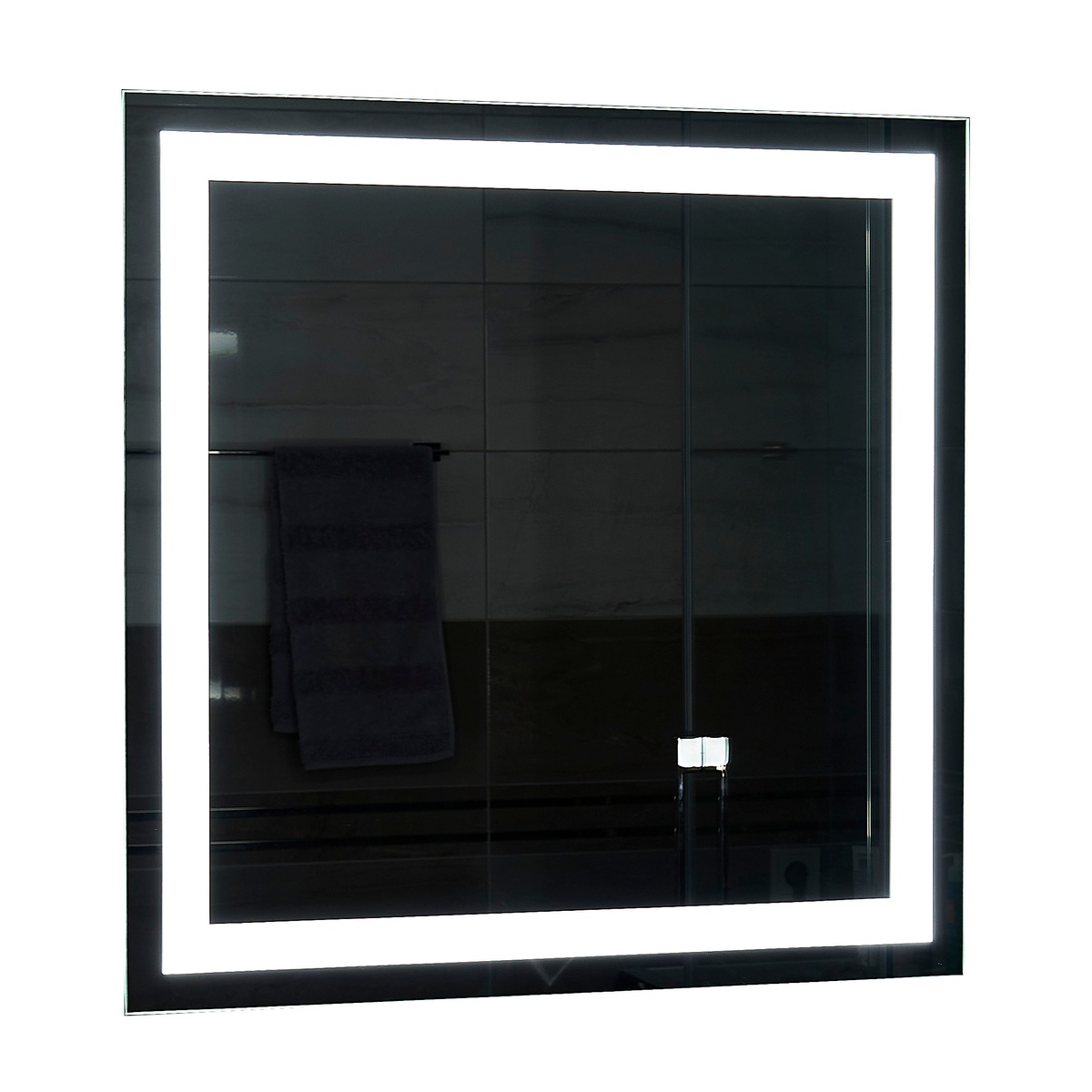 Зеркало в ванную UNIO MRR-01 SQR-AA 80x80см c подсветкой квадратное 000026927