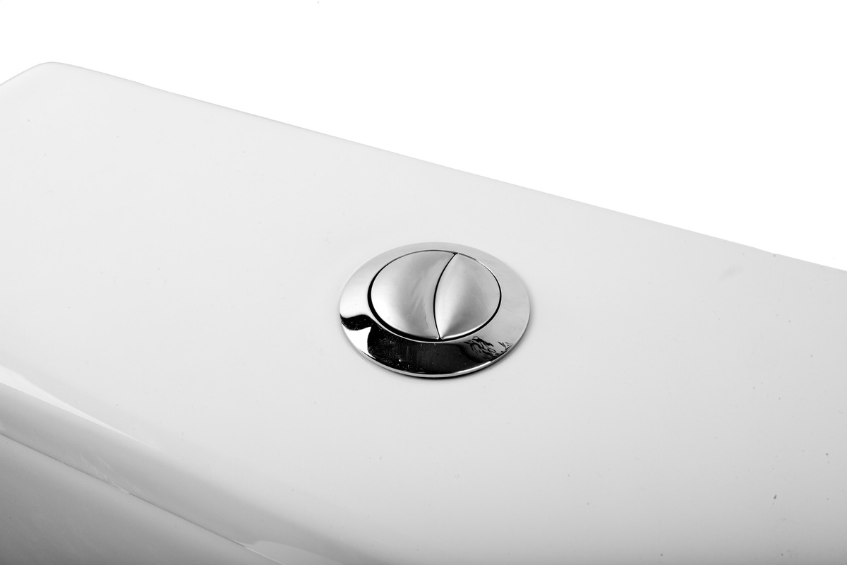 Унітаз-компакт підлоговий безобідковий білий ASIGNATURA Simple Bend кришка мікроліфт випуск в стіну 37822505