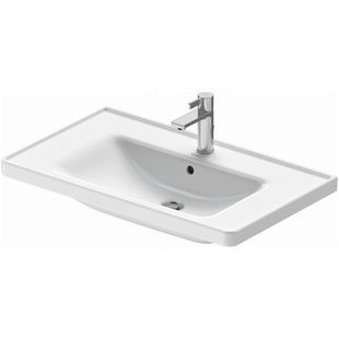 Умывальник подвесной DURAVIT D-Neo 800x480x165мм прямоугольный белый 2367800000
