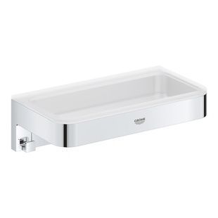 Полиця настінна GROHE QuickFix Start Cube 41107000 200мм прямокутна метал хром CV035418