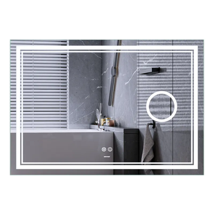 Зеркало в ванную MIXXUS Quadro 80x120см c подсветкой сенсорное включение антизапотевание прямоугольное MP6624