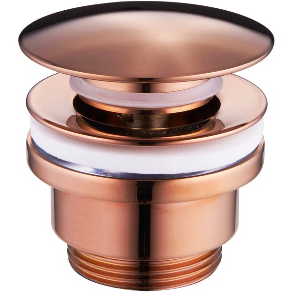 Донный клапан нажимной для раковины MEXEN 66мм универсальный латунь 1 1/4" глянцевый золотой MEX-79930-60