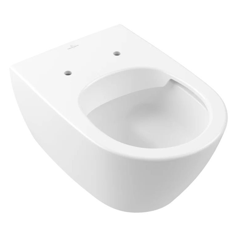 Унитаз подвесной безободковый белый VILLEROY&BOCH Subway 2.0 с сиденьем с микролифтом 5614R0RW_8M42S1RW