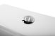 Унітаз-компакт підлоговий безобідковий білий ASIGNATURA Simple Bend кришка мікроліфт випуск в стіну 37822505 4 з 6