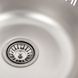 Мийка для кухні із нержавіючої сталі кругла PLATINUM 450 ДЕКОР 450x450x170мм мікротекстура 0.6мм із сифоном PLS-A19724 4 з 7