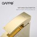 Cмеситель для умывальника с высоким изливом GAPPO золотой латунь G1007-32 4 из 8