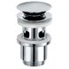 Донний клапан Click-Clack для раковини KLUDI 63.5мм із переливом метал 1 1/4" глянцевий хром 1042405-00 1 з 2