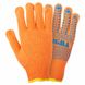 Перчатки трикотажные с точечным ПВХ покрытием р10 Универсал (оранжевые) SIGMA (9442671) 2 из 4