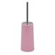 Йоржик для унітазу з підставкою на підлогу LIDZ 121 рожевий/хром метал LIDZPIN1210511 1 з 3