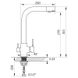 Змішувач для кухні із краном для фільтрованої води ZERIX LR4055W-3 білий латунь ZX2643 2 з 4