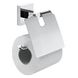 Держатель для туалетной бумаги с крышкой VOLLE CUADRO 2536.240101 прямоугольный из нержавеющей стали хром 1 из 2
