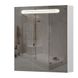 Шкафчик подвесной с зеркалом в ванную AQUARIUS Teffi 70x75x15см c подсветкой белый AQ-U1665196104 1 из 2