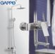 Душевая система GAPPO с верхним душем и изливом из нержавеющей стали сатин G2499-20 10 из 10