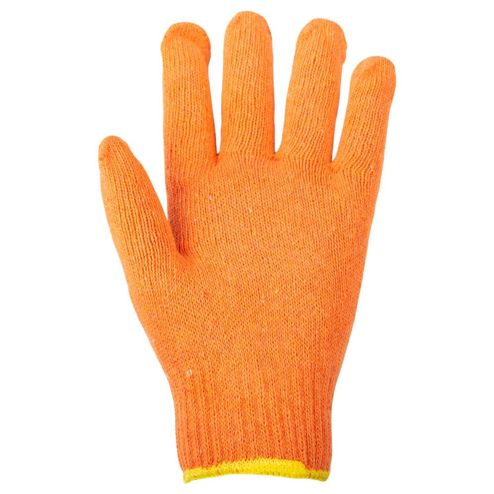 Рукавички трикотажні без точкового ПВХ покриття р10 Універсал (помаранчеві) SIGMA (9441441)