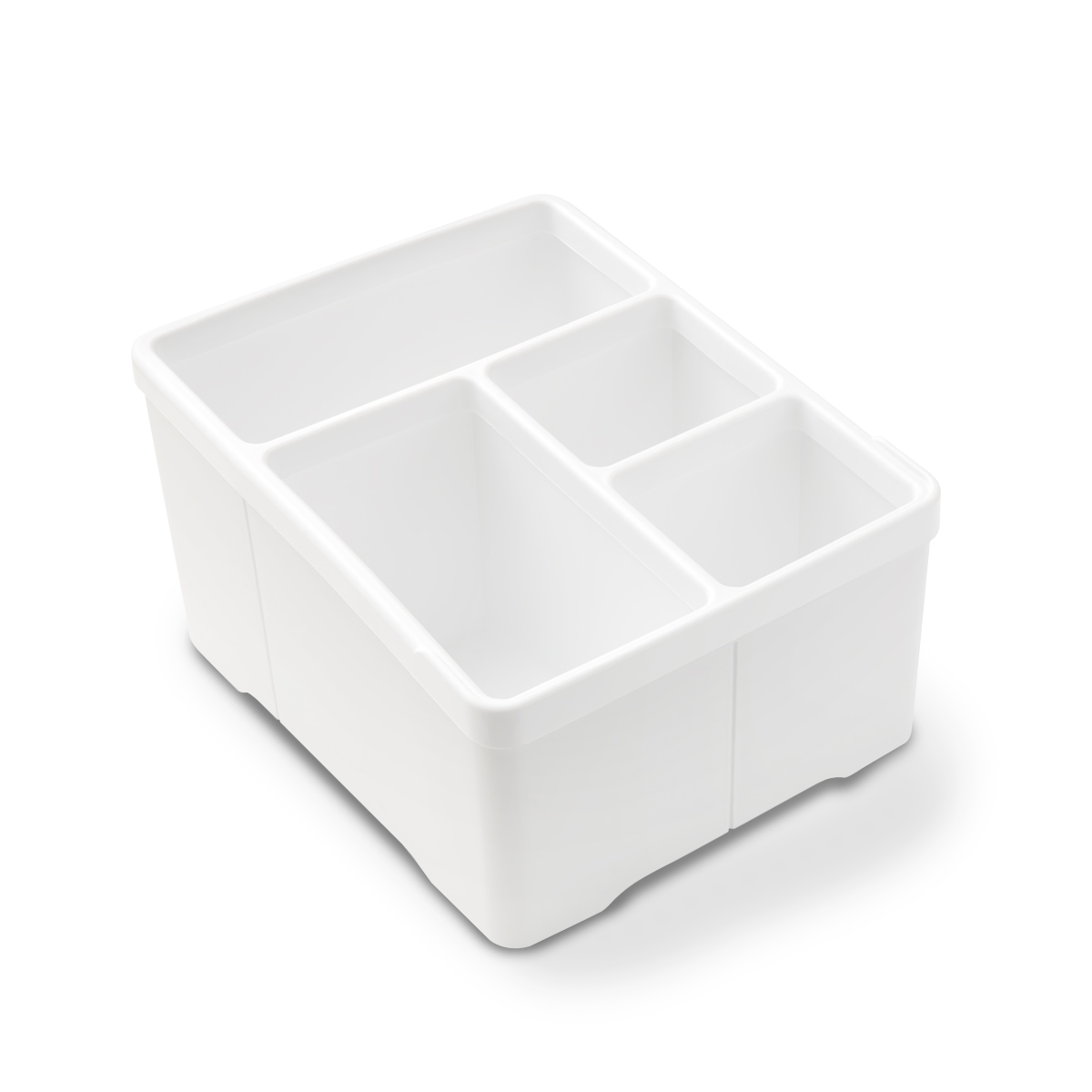 Набір аксесуарів для ванної MVM №10 прямокутний пластиковий білий MVM-MH-10 white/black