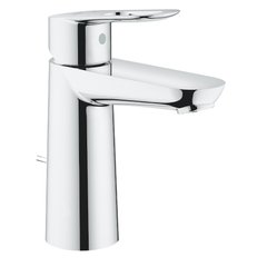 Змішувач для умивальника одноважільний GROHE BauLoop 23762000 хром латунь з донним клапаном CV031158