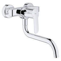 Змішувач одноважільний настінного монтажу GROHE Eurostyle хром латунь 33982002