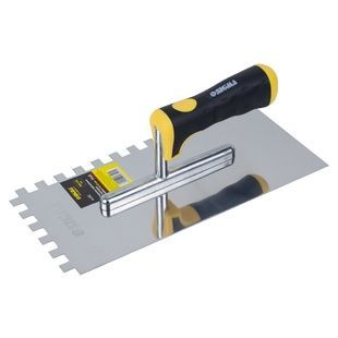 Гладилка штукатурная нержавеющая Profi 280&times;130мм c зубом 10&times;10мм SIGMA (8327541)