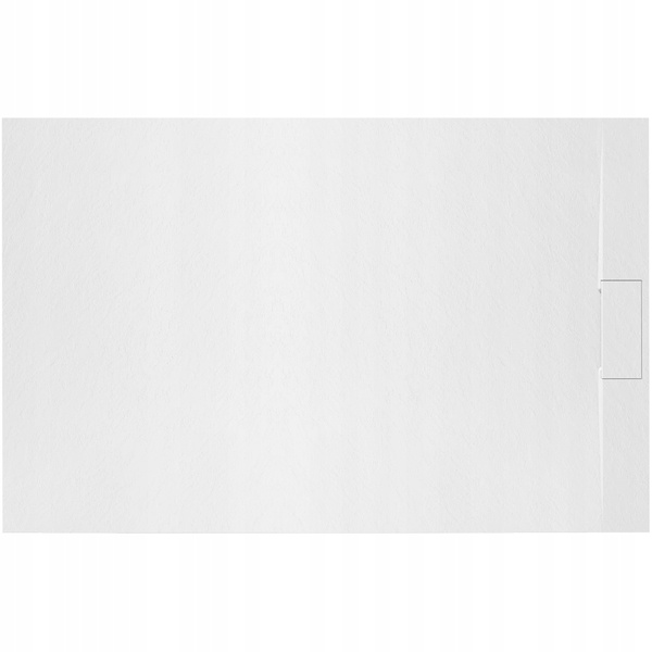 Піддон для душової кабіни REA Bazalt 120x90x2.5см прямокутний композитний із сифоном білий REA-K3302