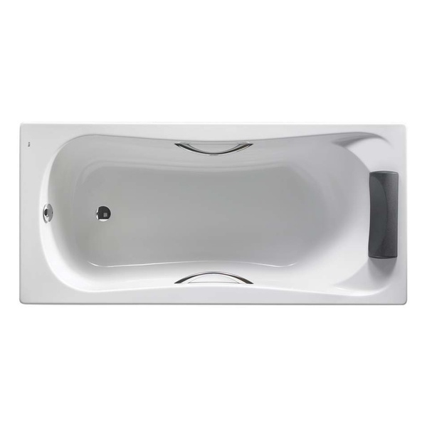 Ванна акрилова прямокутна ROCA BECOOL 180см x 80см універсальна з ручками із ніжками A248015001