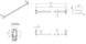 Держатель для полотенец CREABATH S6 192328 558мм прямоугольный металлический черный 2 из 2