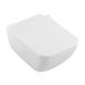 Унітаз настінний безобідковий білий VILLEROY&BOCH VENTICELLO із сидінням з мікроліфтом 4611RL01 1 з 5