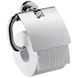 Тримач для туалетного паперу із кришкою HANSGROHE AXOR Citterio 41738000 округлий металевий хром 1 з 3
