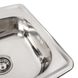 Мийка для кухні із нержавіючої сталі квадратна PLATINUM 3838 ПОЛИРОВКА 380x380x160мм глянцева 0.6мм із сифоном PLS-A216 3 з 7