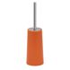 Йоржик для унітазу з підставкою на підлогу LIDZ 121 помаранчевий/хром метал LIDZORA1210510 1 з 3