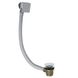 Донний клапан Click-Clack для ванни TRES 70мм із переливом метал 1 1/2" глянцевий хром 13453440 1 з 3