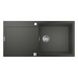 Мийка на кухню композитна прямокутна GROHE K500 1000мм x 500мм чорний із сифоном 31645AT0 3 з 4