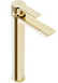 Змішувач для умивальника із високим виливом REA ARGUS GOLD золотий латунь REA-B6213 4 з 6