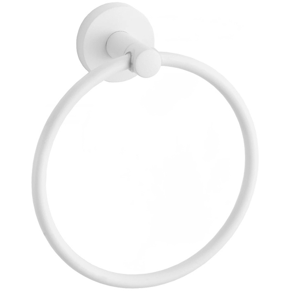 Держатель-кольцо для полотенец MEXEN Remo 155мм округлый металлический белый MEX-7050732-20