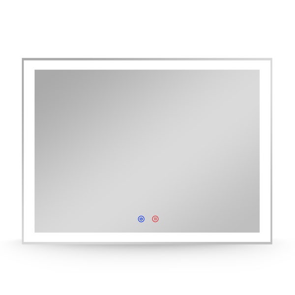 Зеркало прямоугольное в ванную VOLLE VOLLE 60x80см c подсветкой сенсорное включение антизапотевание 16-13-800