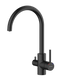 Змішувач для кухні із краном для фільтрованої води KOLLER POOL Orion Double чорний нержавіюча сталь ORDB0500F 3 з 3