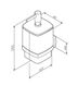Дозатор для жидкого мыла настенный AM.PM Gem хром 250мл стекло A9036900 2 из 8