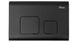 Система інсталяції для унітазу REA F BLACK з кнопкою чорна матовая REA-E3652 4 з 7