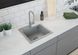 Мийка для кухні гранітна квадратна DEANTE Zorba 440x440x184мм із сифоном сіра ZQZ_S103 3 з 4