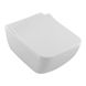 Унітаз підвісний безобідковий білий VILLEROY&BOCH VENTICELLO із сидінням з мікроліфтом 4611RS01 1 з 5