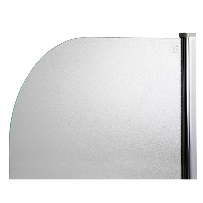 Шторка скляна для ванної права розпашна 137см x 80см LIDZ Brama скло матовое 6мм профіль хром LBSS80140RCRMFR