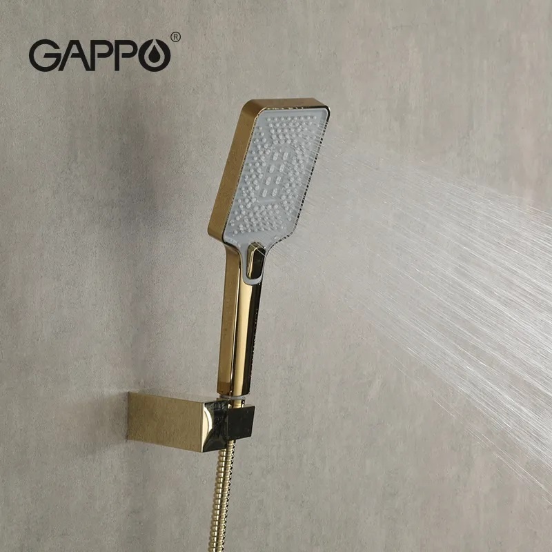 Змішувач для ванної одноважільний із коротким виливом GAPPO золотий латунь G3207-3