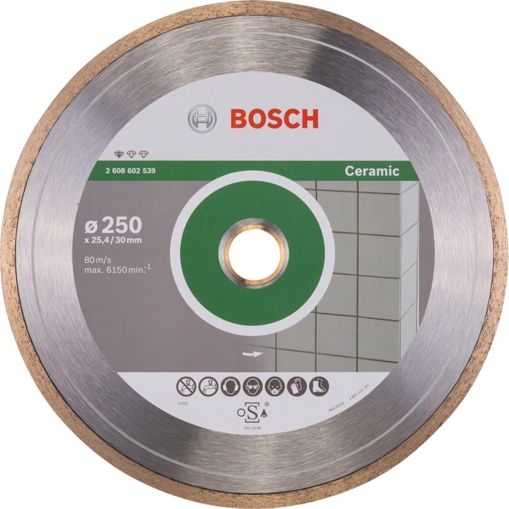 Диск алмазный Bosch Standard for Ceramic, 250х25.4мм