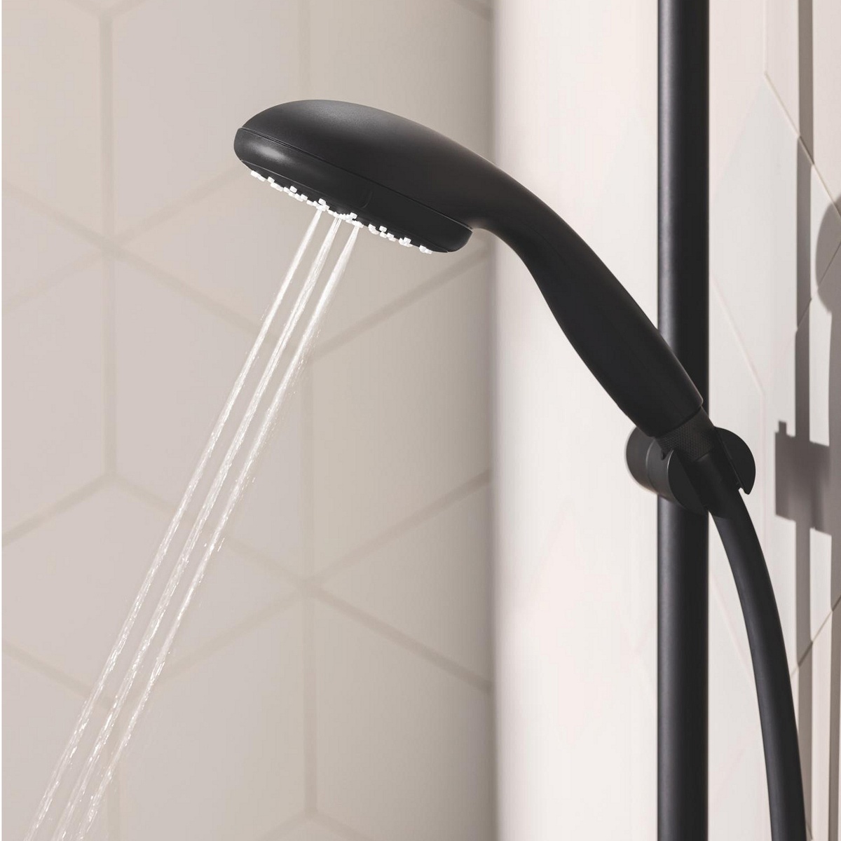 Змішувач для ванної термостатичний GROHE Precision Start чорний латунь UA303907T1