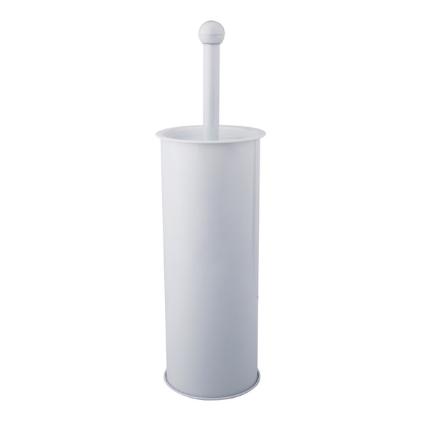 Ерш для туалета с подставкой напольный LIDZ 121 белый пластик LIDZWHI1210502