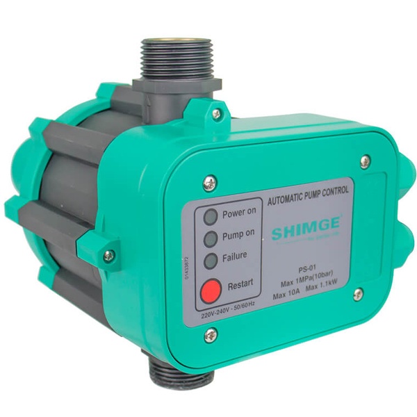 Електронний контролер тиску для насоса SHIMGE 1.1 кВт 1" IP65 PS-01(EO)