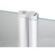 Ширма стеклянная для ванной левая двухсекционная распашная 140см x 120см LIDZ Brama стекло матовое 6мм профиль хром LBSS120140LCRMFR 7 из 12