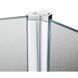 Ширма стеклянная для ванной левая двухсекционная распашная 140см x 120см LIDZ Brama стекло матовое 6мм профиль хром LBSS120140LCRMFR 8 из 12